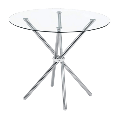 4 Chrome legs table