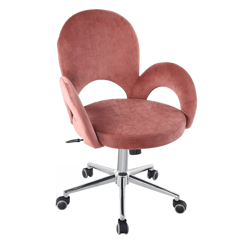 Sheepping Velvet Adjustable Home Office Rolling Swivel Computer Chair