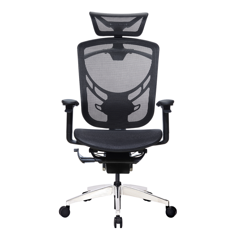 GTCHAIR 3 Levels Headrest Adjustment Home Office Ergonomic Mesh Task Chair