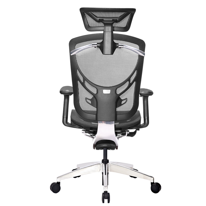 GTCHAIR 3 Levels Headrest Adjustment Home Office Ergonomic Mesh Task Chair