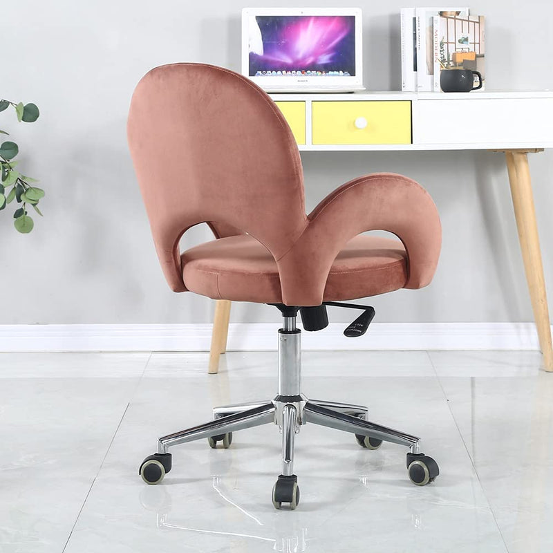 Sheepping Velvet Adjustable Home Office Rolling Swivel Computer Chair